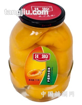 710g黄桃水果罐头
