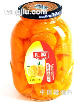 710g桔子水果罐头