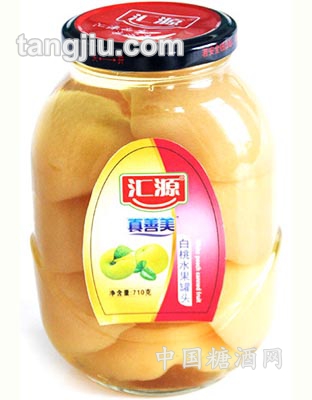 710g白桃水果罐头
