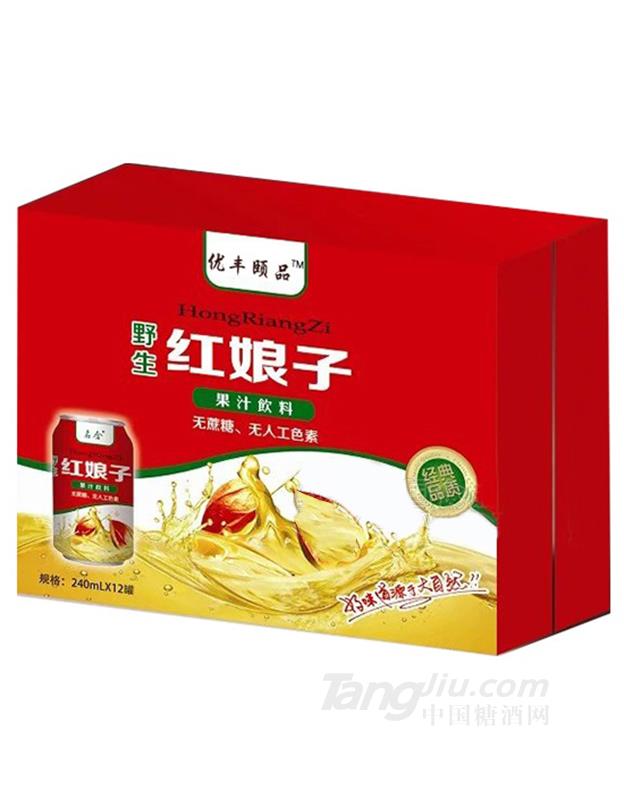 优丰颐品果汁饮料240mlx12罐