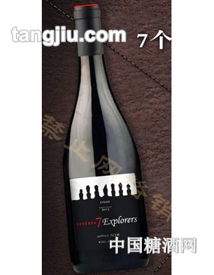 七个人西拉干红葡萄酒