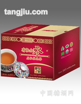 皇封有机红参原粒袋泡茶60g
