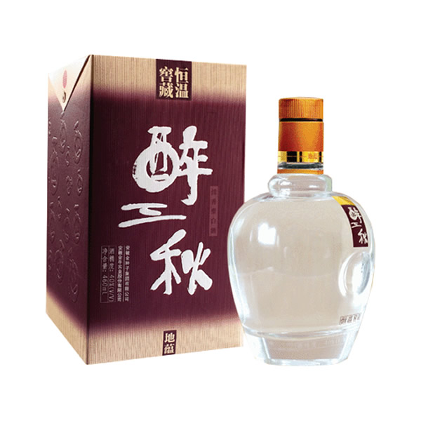 安徽名酒种子酒 醉三秋地蕴 浓香型 40度 460ml