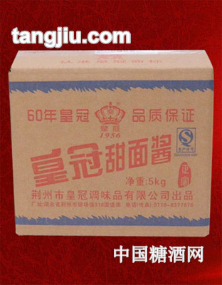 皇冠甜面酱5kg箱装