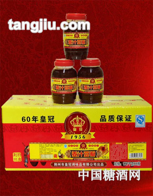 皇冠姜汁豆瓣酱箱装