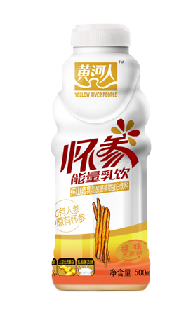 黄河人怀参能量乳桃味 焦作原产怀山药饮品