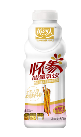 黄河人怀参能量乳草莓味 焦作原产怀山药饮品