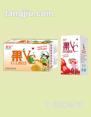 菠萝果汁饮料箱装
