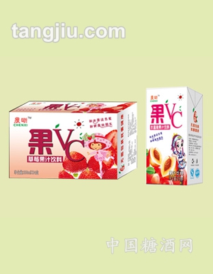 草莓果汁饮料
