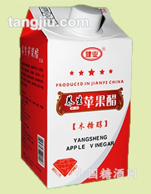 养生苹果醋健业红屋顶包500ml