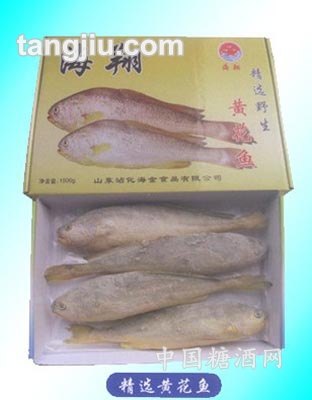 精选黄花鱼2000g盒
