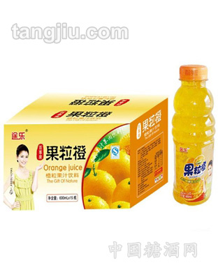 果汁饮料果粒橙600ml