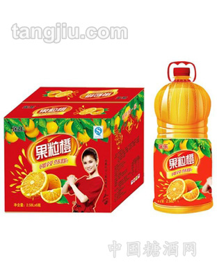 果汁饮料果粒橙2580ml箱
