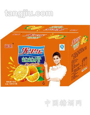 果汁饮料粒粒橙538ml