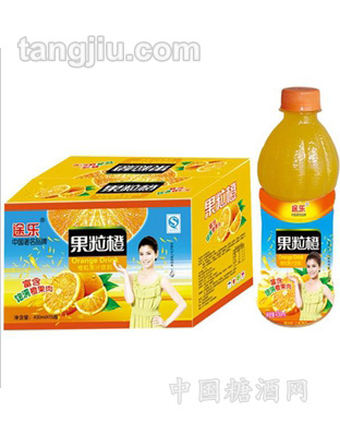 果汁饮料果粒橙450ml