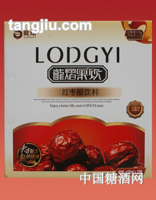 龙熠红枣醋650ml箱