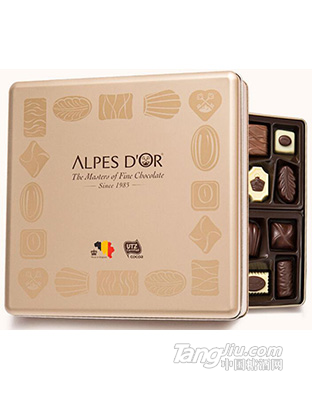 比利时原装进口巧克力 爱普诗精选巧克力什锦礼盒216g