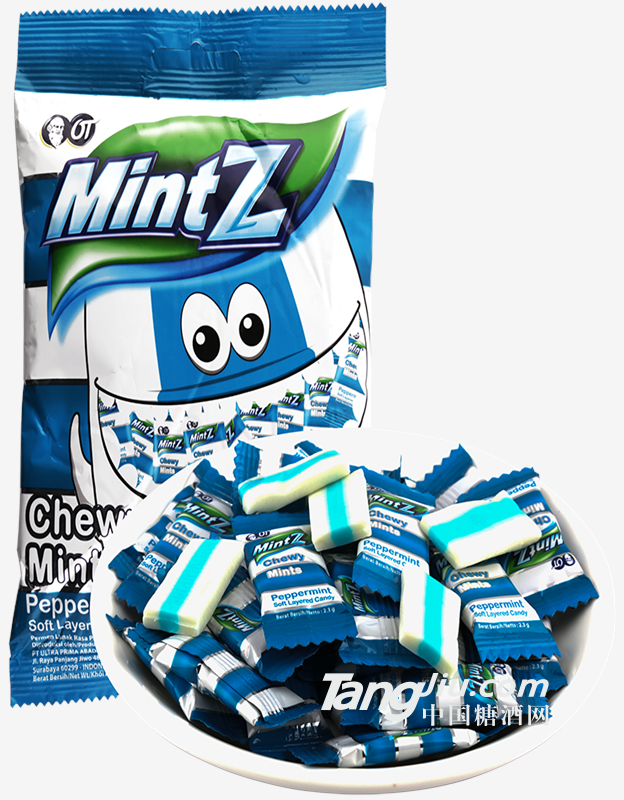 印尼进口MintZ薄荷味软糖115g