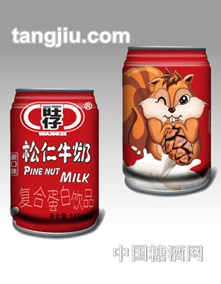 旺仔松仁牛奶(145ml铁罐装)