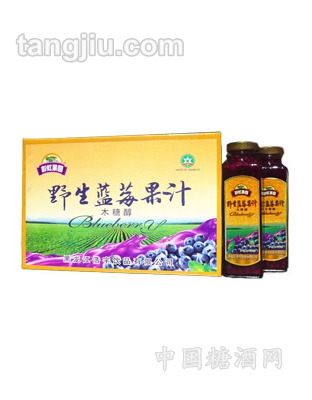 蓝莓果汁木糖醇450ml