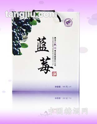 野生蓝莓4罐礼盒