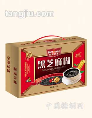 金装礼盒黑芝麻糊672g-中老年高钙低糖