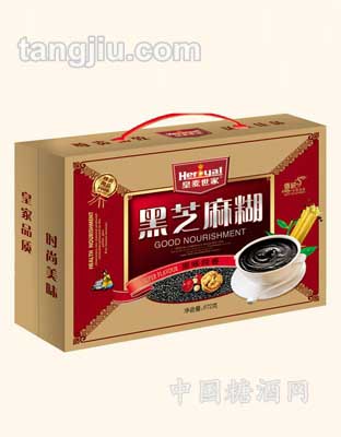 金装礼盒黑芝麻糊672g-原味纯香