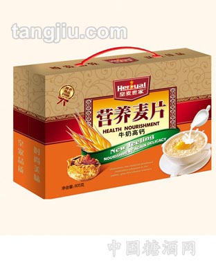金装礼盒营养麦片650g-牛奶高钙