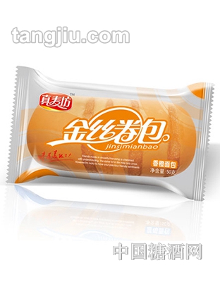 真麦坊金丝卷包（香橙味）50克