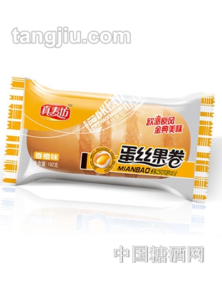 真麦坊蛋丝果卷（香橙味）102克