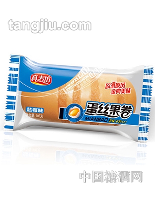 真麦坊蛋丝果卷（蓝莓味）102克