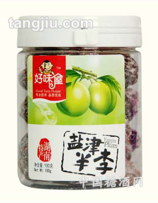 100克盐津半李