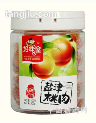 100克盐津桃肉