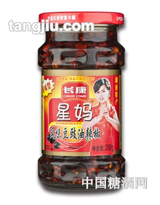 长康星妈风味豆豉油辣椒280g