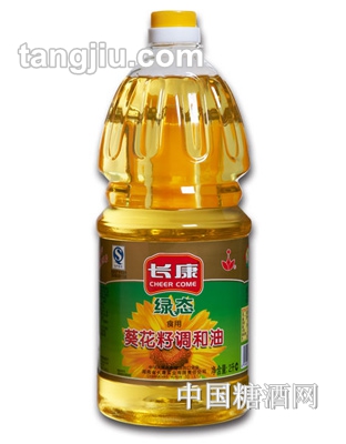 长康绿态精制葵花籽调和油2L