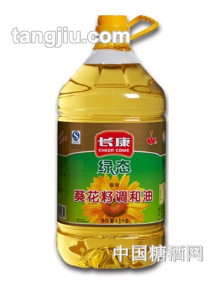 长康绿态精制葵花籽调和油4500ml