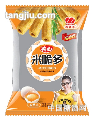 多又美米脆多米果蛋黄味200g
