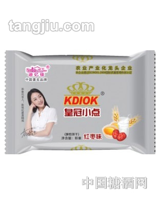 迪亿佳皇冠小点饼干红枣味