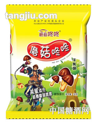 磨菇咚咚饼干牛乳味30g