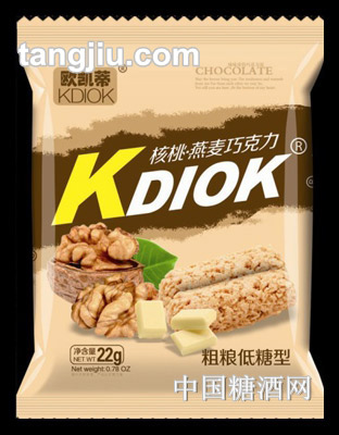 欧凯蒂核桃麦片巧克力22克