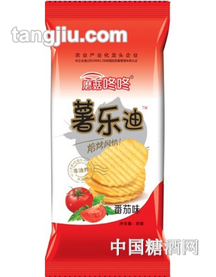 迪亿佳薯乐迪薯片蕃茄味