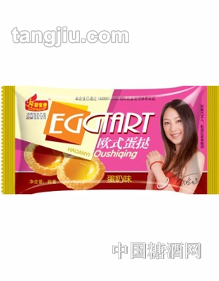 迪亿佳欧式蛋挞蛋奶味饼干
