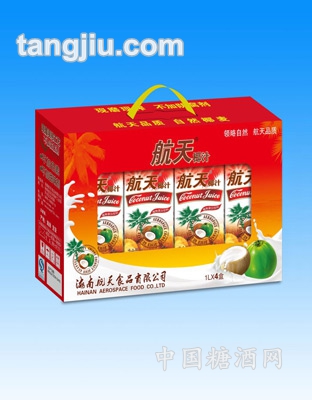 1L原味航天椰汁利乐装礼盒