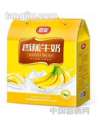 团友香蕉牛奶礼盒488ml