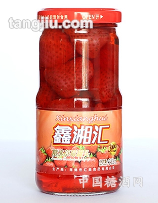草莓罐头250g