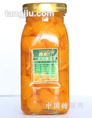方瓶500g桔片罐头