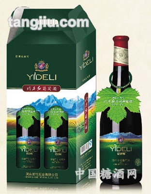 亿得利冷谷干红葡萄酒