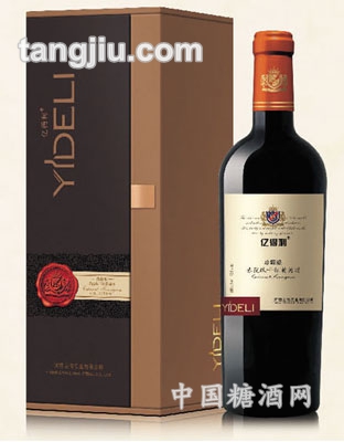 亿得利珍藏版单支卡盒干红葡萄酒