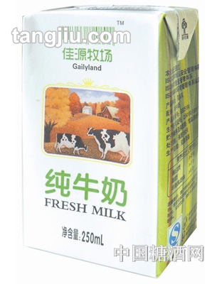 佳源牧场牧场牛奶250ml