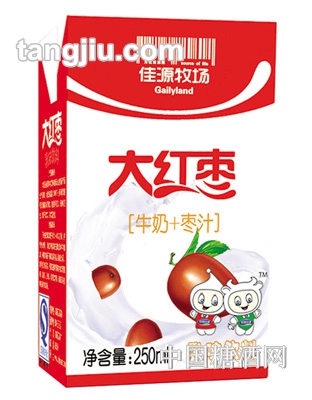 佳源牧场大红枣牛奶